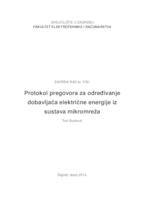 Protokol pregovora za određivanje dobavljača električne energije iz sustava mikromreža