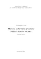 Mjerenje performansi protokola IPsec na sustavu IMUNES