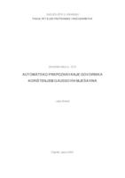 Automatsko prepoznavanje govornika korištenjem Gaussovih mješavina