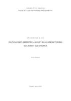 Razvoj i implementacija sustava za monitoring solarnih elektrana