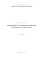 Usporedba metoda grupiranja primjenom programskog jezika Python