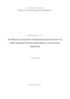 Optimizacija pogona višeenergijskih sustava sa značajnom integracijom obnovljivih izvora energije