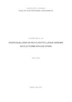 Raspodijeljeno de novo sastavljanje genoma na platformi Apache Spark