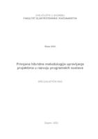 prikaz prve stranice dokumenta Primjena hibridne metodologije upravljanja projektima u razvoju programskih sustava