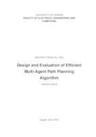 prikaz prve stranice dokumenta Razvoj i evaluacija efikasnog algoritma planiranja staze u multi-agentskom sustavu