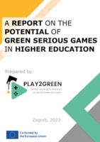 prikaz prve stranice dokumenta A report on the potential of green serious games in higher education