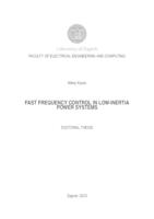 prikaz prve stranice dokumenta Fast frequency control in low-inertia power systems