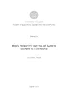 prikaz prve stranice dokumenta Model predictive control of battery systems in a microgrid