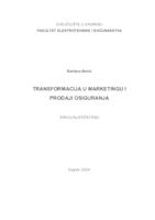 prikaz prve stranice dokumenta Transformacija u marketingu i prodaji osiguranja