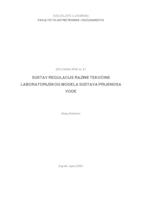 prikaz prve stranice dokumenta Sustav regulacije razine tekućine laboratorijskog modela sustava prijenosa vode