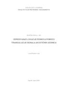 prikaz prve stranice dokumenta Određivanje lokacije ronioca pomoću triangulacije signala akustičnih jedinica