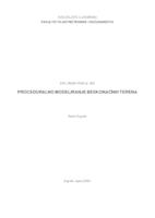 prikaz prve stranice dokumenta Proceduralno modeliranje beskonačnih terena