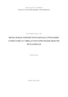 prikaz prve stranice dokumenta Modeliranje kibernetičkih napada u programu Cyber Conflict Simulator korištenjem umjetne inteligencije