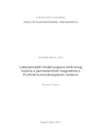prikaz prve stranice dokumenta Laboratorijski model pogona sinkronog motora s permanentnim magnetima s Profinet komunikacijskom mrežom