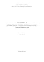 prikaz prve stranice dokumenta Automatizacija procesa doziranja kvasca u pivarskoj industriji