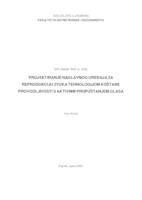 prikaz prve stranice dokumenta Projektiranje naglavnog uređaja za reprodukciju zvuka tehnologijom koštane provodljivosti s aktivnim propuštanjem glasa