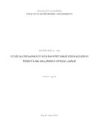 prikaz prve stranice dokumenta Utjecaj dizajna kotača na kretanje edukacijskih robota na daljinsko upravljanje