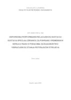 prikaz prve stranice dokumenta Usporedba performansi relacijskog sustava i sustava specijaliziranog za pohranu vremenskih serija u radu s podacima za dijagnostiku vibracijskog stanja rotirajućih strojeva