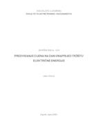prikaz prve stranice dokumenta Predviđanje cijena na dan-unaprijed tržištu električne energije