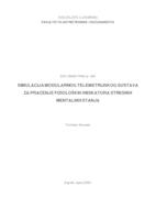 prikaz prve stranice dokumenta Simulacija modularnog telemetrijskog sustava za praćenje fizioloških indikatora stresnih mentalnih stanja