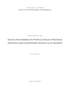 prikaz prve stranice dokumenta Razvoj programske potpore za izradu i praćenje zdravih planova prehrane i recepata za trudnice