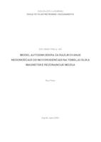 prikaz prve stranice dokumenta Model autoenkodera za razlikovanje nedonoščadi od novorođenčadi na temelju slika magnetske rezonancije mozga