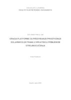 prikaz prve stranice dokumenta Izrada platforme za predviđanje proizvodnje solarnih elektrana u Hrvatskoj primjenom strojnog učenja