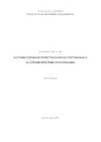 prikaz prve stranice dokumenta Automatiziranje penetracijskog testiranja u složenim mrežnim okruženjima