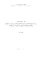prikaz prve stranice dokumenta Razvoj aplikacije za upravljanje zgradama na temelju stope zauzetosti prostora