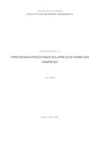 prikaz prve stranice dokumenta Predviđanje proizvodnje solarne elektrane dan unaprijed