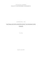 prikaz prve stranice dokumenta Računalni inteligentni igrač za igranje igre Poker