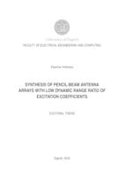 prikaz prve stranice dokumenta Synthesis of pencil-beam antenna arrays with low dynamic range ratio of excitation  coefficients