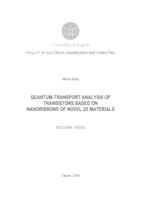 prikaz prve stranice dokumenta Quantum-transport analysis of transistors based on nanoribbons of novel 2D materials