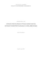 prikaz prve stranice dokumenta Učenje o recikliranju otpada zasnovano na interaktivnom pripovijedanju u ozbiljnim igrama
