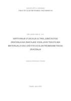 prikaz prve stranice dokumenta Ispitivanje utjecaja ultraljubičastog zračenja na značajke vodiljivih tekstilnih materijala  kao zaštite od elektromagnetskog zračenja