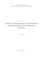 prikaz prve stranice dokumenta Optimizacija mreže napajanja za mikroprocesor namijenjen korištenju u automobilskoj industriji