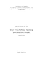 prikaz prve stranice dokumenta Sustav za praćenje kretanja vozila u stvarnom vremenu