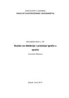 prikaz prve stranice dokumenta Sustav za detekciju i praćenje igrača u sportu