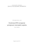 prikaz prve stranice dokumenta Korekcija GPS navigacije primjenom inercijskih osjetila