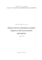 prikaz prve stranice dokumenta Pasivni sustav pomoći vozaču zasnovan na percepciji prostora oko vozila