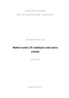 prikaz prve stranice dokumenta Matlab model LTE odašiljača radijske bazne postaje