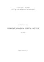 prikaz prve stranice dokumenta Primjena sonara na robotu Baxteru