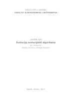 prikaz prve stranice dokumenta Evolucija evolucijskih algoritama