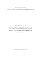 prikaz prve stranice dokumenta Automatsko postavljanje mišića lica u svrhu animacije lica