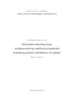 prikaz prve stranice dokumenta Dinamička rekonfiguracija multigranularnog optičkog prospojnika izvedenog pomoću arhitekture na zahtjev