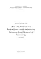 prikaz prve stranice dokumenta Analiza metagenomskog uzorka dobivenog sekvenciranjem tehnologijom nanopora u realnom vremenu