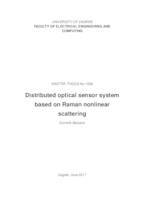 prikaz prve stranice dokumenta Distribuirani optički senzorski sustav zasnovan na Ramanovom nelinearnom raspršenju