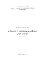 prikaz prve stranice dokumenta Utjecaj susjeda na vlastito mišljenje
