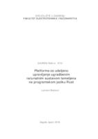 prikaz prve stranice dokumenta Platforma za udaljeno upravljanje ugradbenim računalnim sustavom temeljena na programskom jeziku Rust