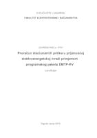 prikaz prve stranice dokumenta Proračun stacionarnih prilika u prijenosnoj elektroenergetskoj mreži primjenom programskog paketa EMTP-RV